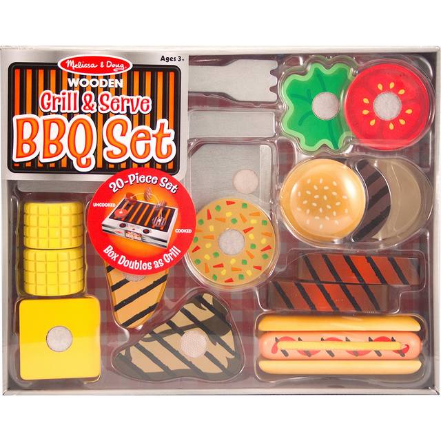 MELISSA & DOUG Grill & Serve lekset BBQ
