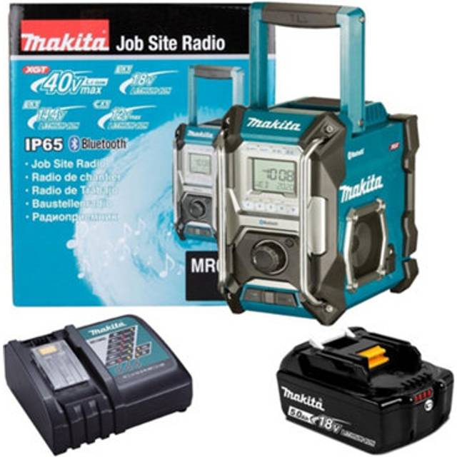 Makita MR002GZ Site Bluetooth Radio LXT 18V 5.0Ah Batt & Charger MR002GZPACK2