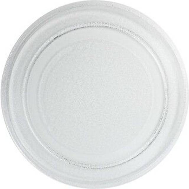 Universal Glass Microwave Oven Plate 245mm Turntable 3 Pip Fixings