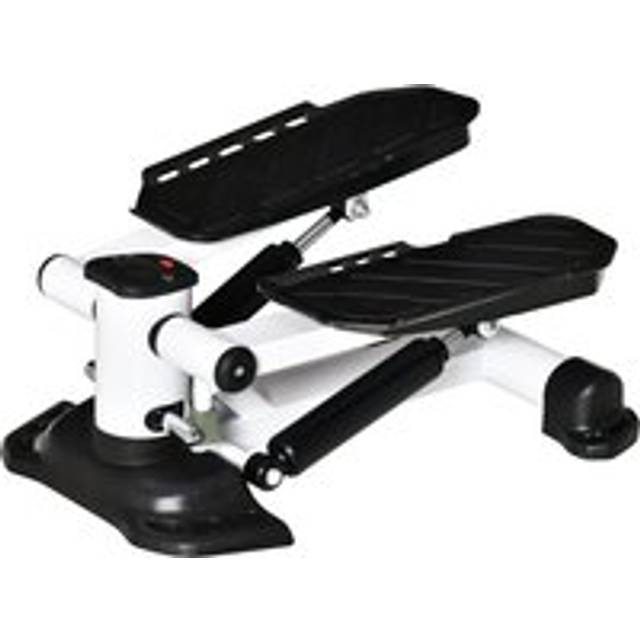 Homcom Portable Mini Stepper Step Machine, Black