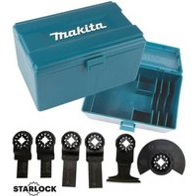 Bosch Makita Starlock Multi Tool Blade Set Wood Metal HCS 6 Piece Set + Box