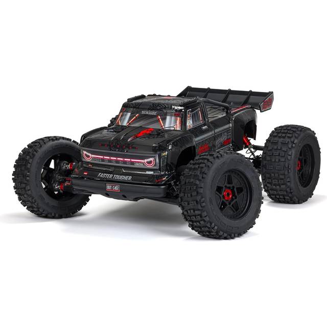 1/5 OUTCAST 8S 4X4 BLX EXB Stunt Truck RTR Black - C-ARA5810V2T1