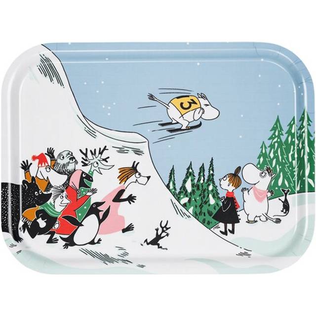 Iittala Moomin Arabia Bakke 27x20 cm, Skihop - cm Dekorativa Brickor Från Magasin - Multifarvet (27x20 cm)