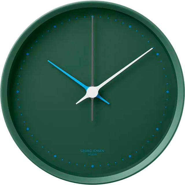 Georg Jensen - Henning Koppel Wall Clock - Klockan - Iconic Blue Matte - W22 x H5,9 cm