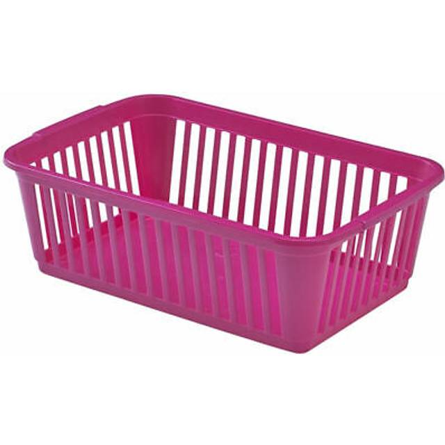 Whitefurze Handy Basket, 25cm, Pink
