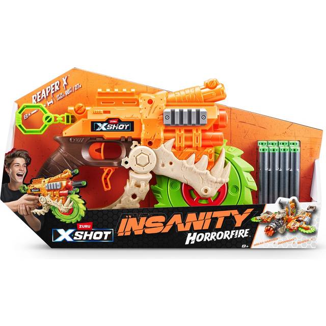 X Shot Insanity HorrorFire Reaper X (8 Darts) by Zuru