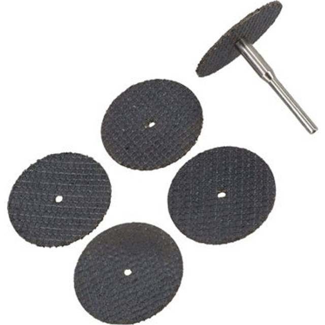 Rotary tool resin cutting trimming disc set 31mm diameter 3.17mm mandrel