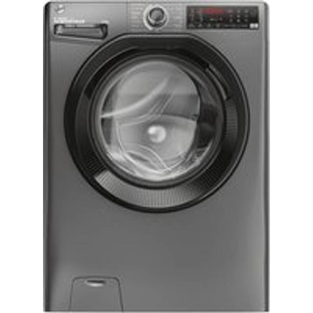 HOOVER H-Wash 350 H3WPS4126TAMBR80 WiFi-enabled 12 kg 1400rpm Washing Machine - Graphite, Silver/Grey