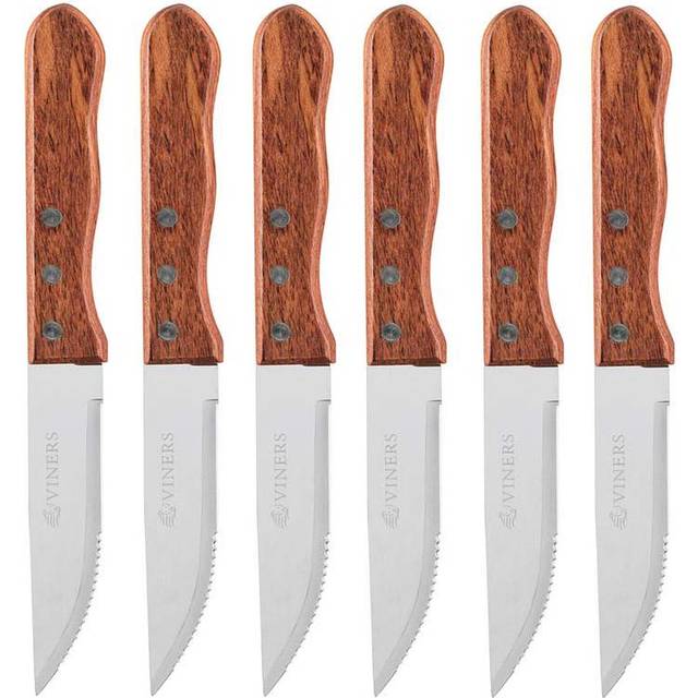Viners Rodeo American Steakhouse Style Six piece Jumbo Steak Knife Set