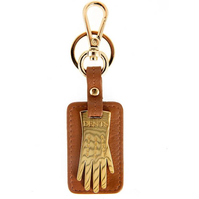 Dents Glove Keyring with Gift Box - COGNAC/Gold / ONE