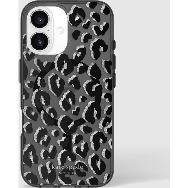kate spade new york Black City Leopard MagSafe - iPhone 16