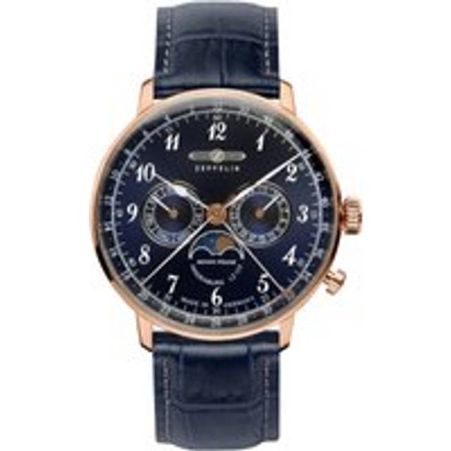 Zeppelin LZ 129 Hindenburg Moonphase Mens Watch