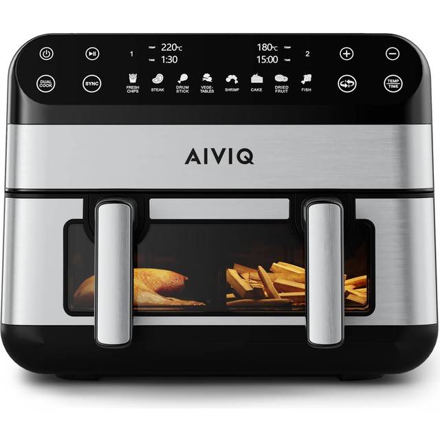 AIVIQ Premio Dual Airfryer - AAF-D561 - Rustfrit stål