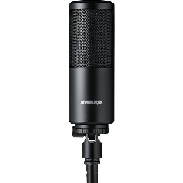 Shure SM4 Studio Recording Microphone, XLR Home Studio Condenser Mic Optimized for Soft Vocals to Loud Instruments with Mix-Ready Audio - All-Metal Construction (SM4-K)