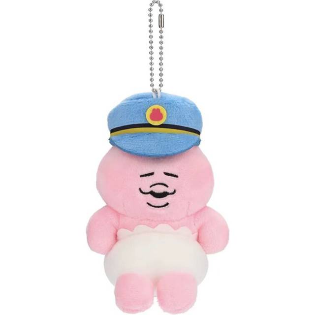 (Station Master Rabbit Pendant) Adorable Pink Bunny Plush Toy With Creative Design Ideal For Gifts And Accessories