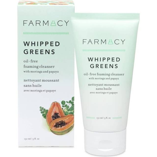 Farmacy whipped greens oil-free foaming cleanser with moringa and papaya 150ml
