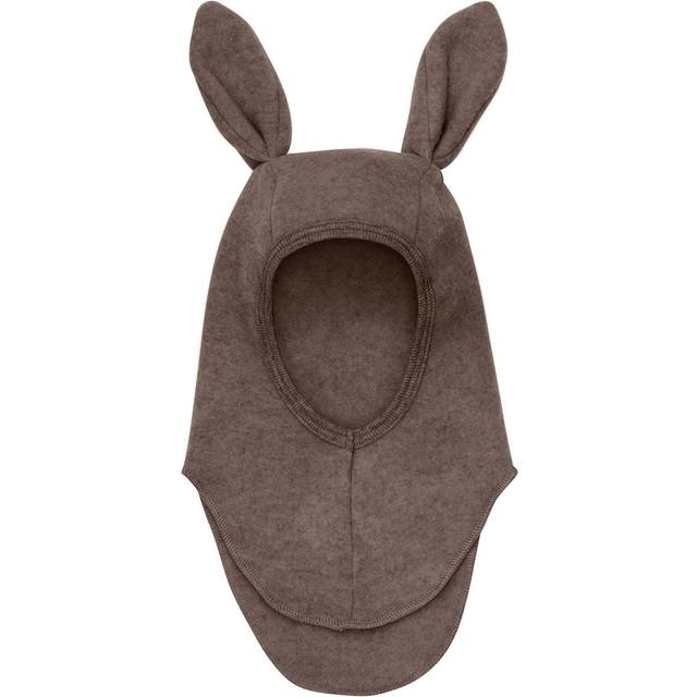 Huttelihut Uldfleece elefanthue Brun 12-24 mdr