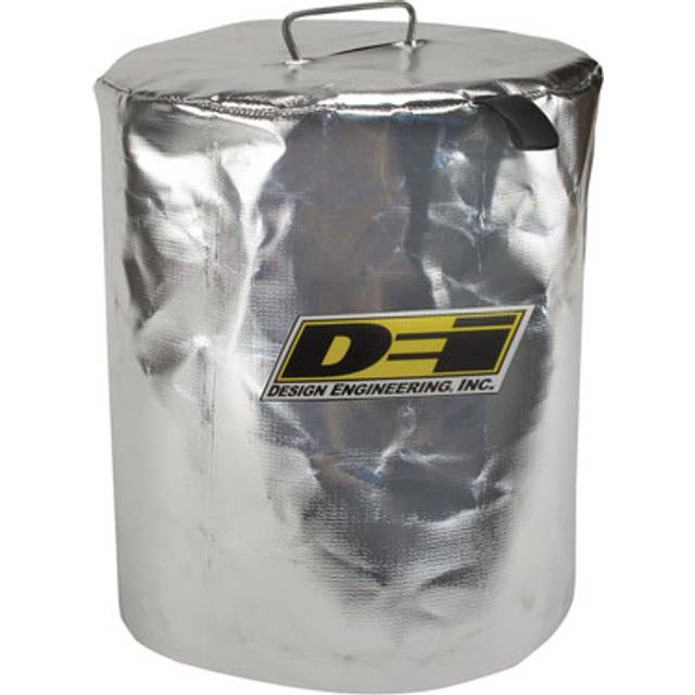 Design Engineering Reflective Fuel Can Cover - 20 Litre Round Metal Fuel Can, Silver