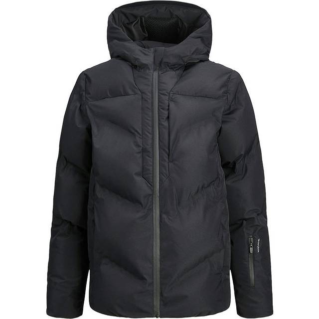 Jack & Jones Jcoslay Heat Quilted Puffer SN JNR Stl. 128 pojkar - Vinterjackor Från Magasin - Sort (128)