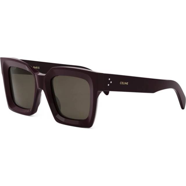 Rectangle Sunglasses 6J000303 - RED - At CELINE the idea of Parisian chic with savoir-faire and the finest quality materials as pillars of the house is reinforced by artistic director Hedi Slimane through the ateliers at 16 rue Vivienne. The same values are translated into the eyewear collections with a mix of classic and fashion forward frames depicting a sophisticated and contemporary silhouette.