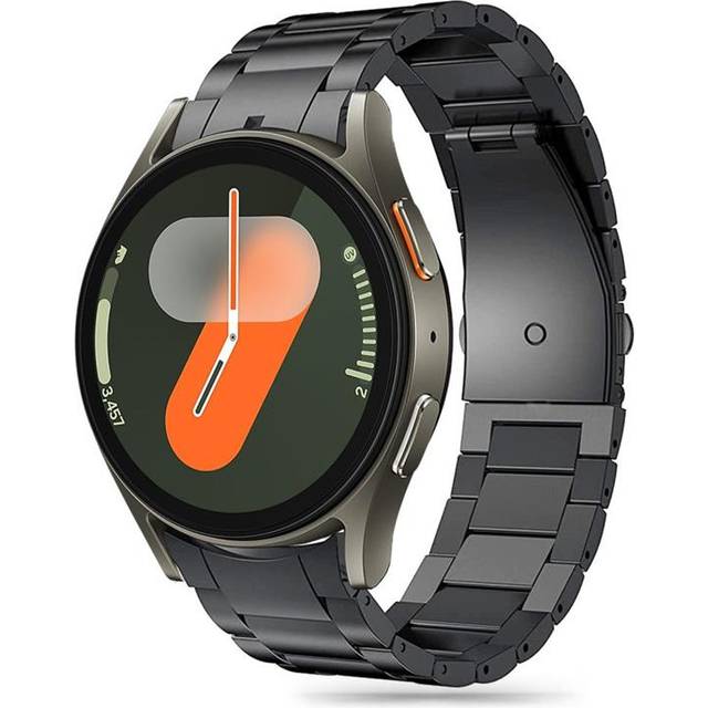 Galaxy Watch 4/5/5 Pro/6/7/FE Armband Stainless - Svart