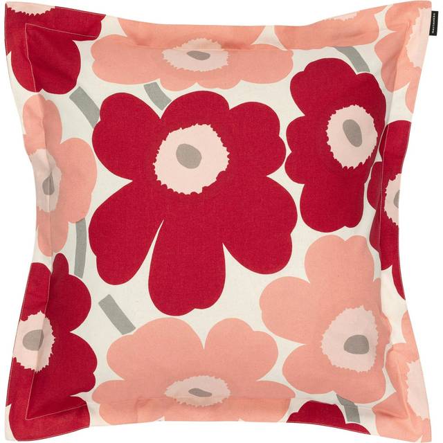 Marimekko Pieni Unikko kuddfodral 50x50 cm Dark cherry-rose