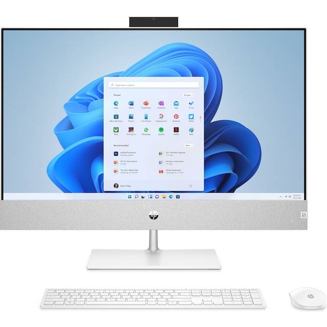 HP Pavilion All-in-One PC 27-ca0101ng [68,6cm (27") QHD-Display, AMD Ryzen 7-5700U, 16GB RAM, 1TB SSD, Windows 11]