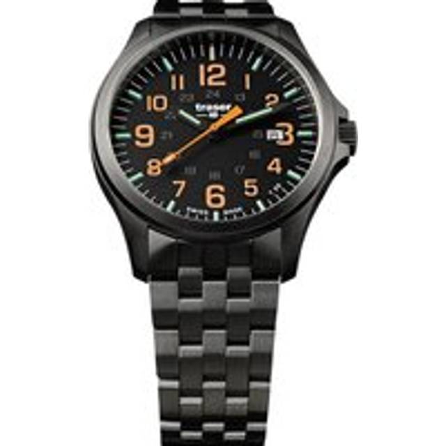 Traser H3 P67 Officer Pro GunMetal Black/Orange Watch