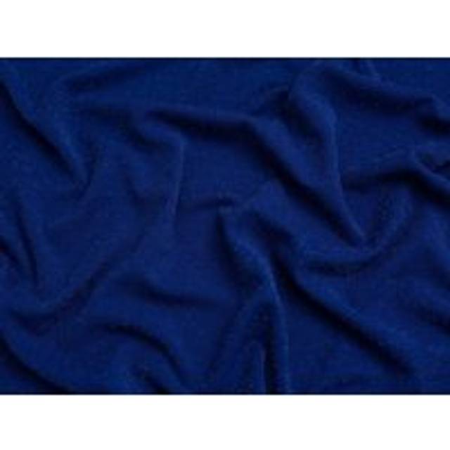 Deadstock Lurex Scuba Crepe Stretch Knit Fabric Royal Blue