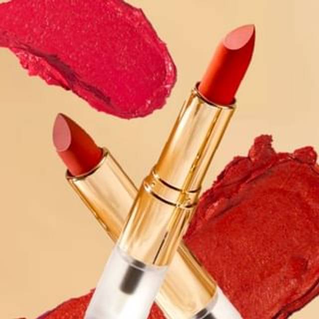 MEIKING - Matt Long-Lasting Lipstick - 3 Colors #03 Apple Pie - 3.5g+3g