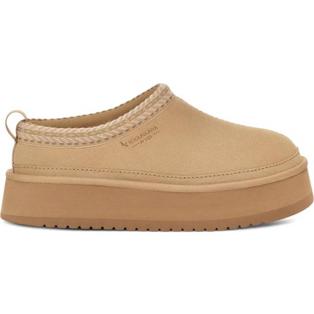 Koolaburra by UGG Women's Burree Platform Slipper  Desert Stone  5
