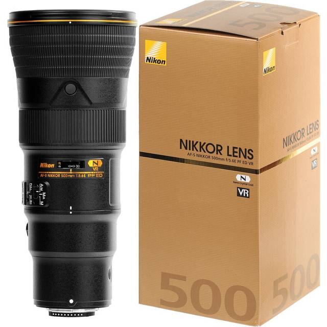 Nikon af-s 500mm f/5.6e pf ed vr - 1 year warranty - next day uk delivery