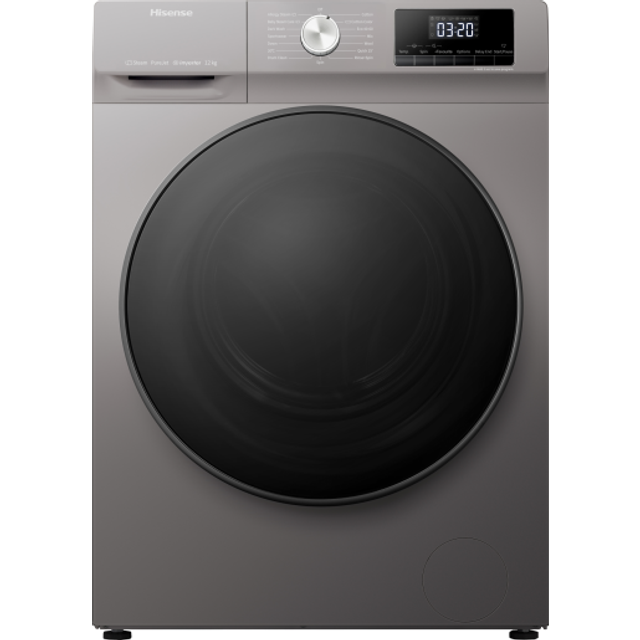 Hisense 3 Series WFQA1214EVJMT 12kg Washing Machine with 1400 rpm - Titanium - A Rated
