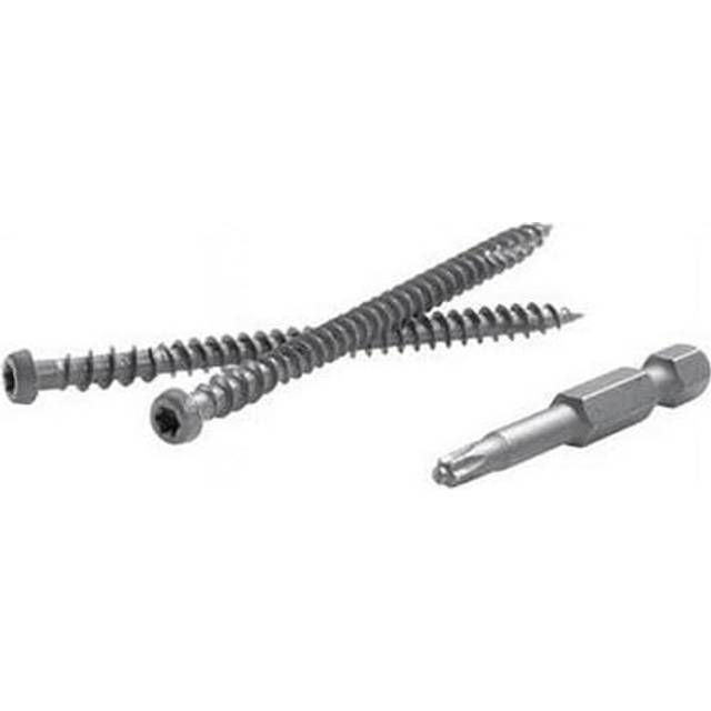 FASTENMASTER TrapEase No. 20 x 2-1/2 in. L Torx Ttap Star Head Zinc-Pl
