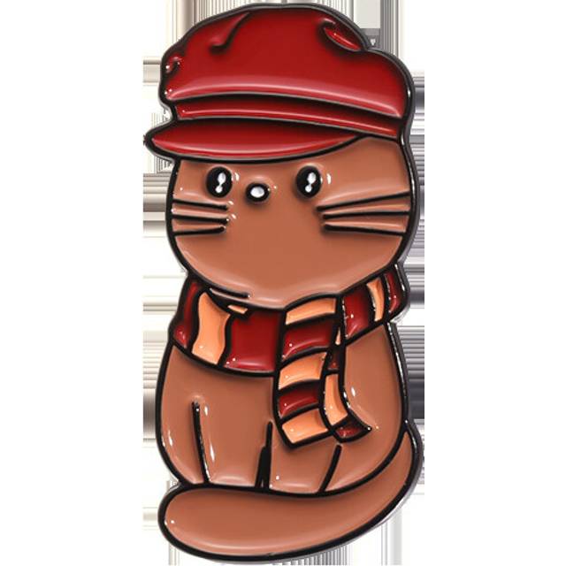 (QHXZ403) Cat Charming Shaped Brooch Enamel Pin Featuring Taylor Swift Inspired Design For Fashion Lovers