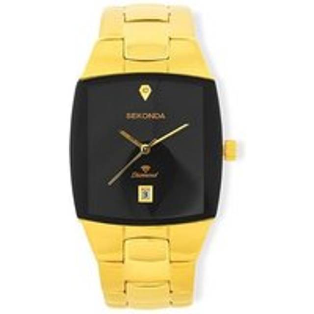Sekonda 3899 Class 56 Gold Plated Diamond Set Bracelet Watch - W3161