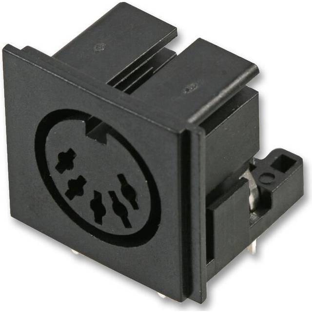 PRO SIGNAL - 5 Pin PCB Mount DIN Socket with Silver Plated Contacts