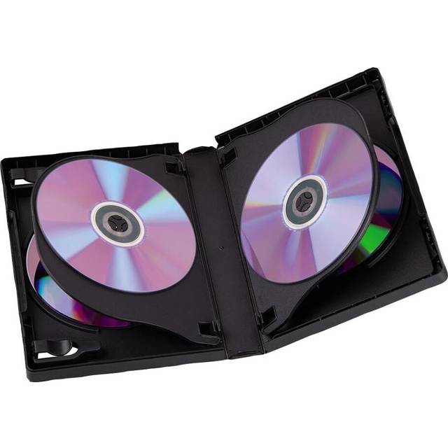 HAMA - 6 Box DVD Jewel Cases Black 3 Pack