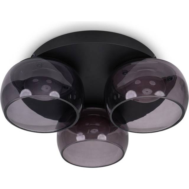 Alissa IP44 Rated Bathroom 3 Way Glass Integrated led Flush Ceiling Light