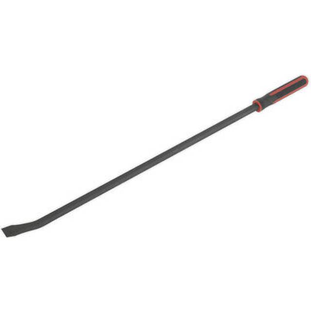 1220mm Heavy Duty 45Ã Pry Bar with Hammer Cap - Chromoly Steel Shaft - Soft Grip