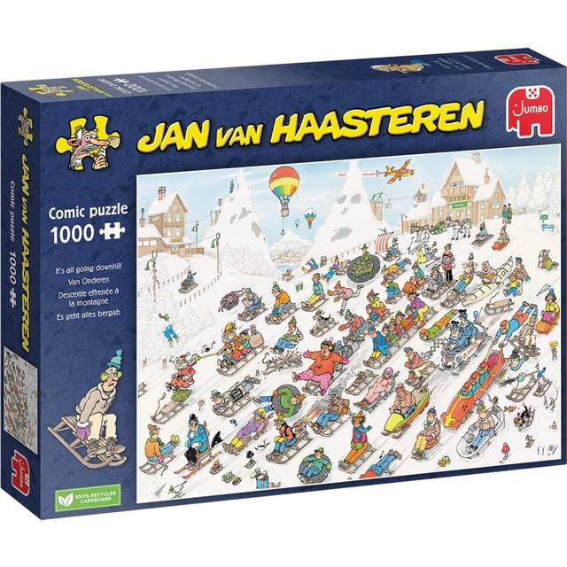Jumbo Jan Van Haasteren It's All Going Downhill 1000 Pieces