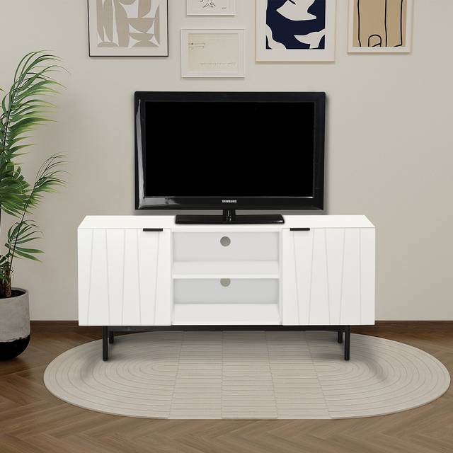 Dakota TV Stand - White