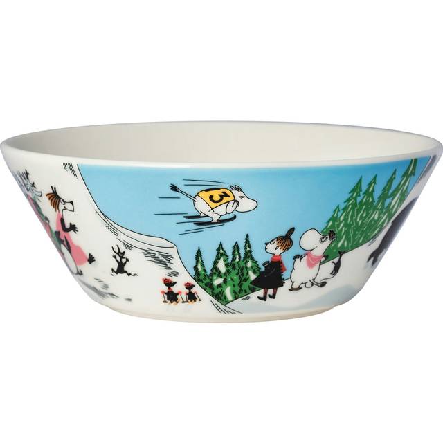Iittala Moomin Arabia Skål 15 cm Skihop - Serveringsskålar Från Magasin - Multifarvet (15 cm)