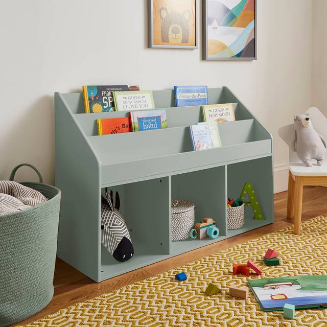 Kids Casey Bookcase with Storage - Sage