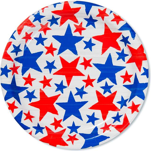 American Greetings Memorial Day Party Supplies  Paper Dessert Plates (36-Count)