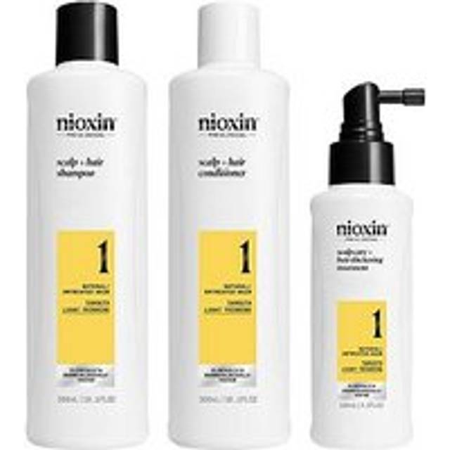 Nioxin Scalp + Hair Thickening System 1 for Natural Hair with Light Th