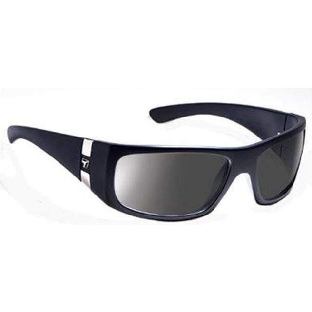 Shaka Sharp View Gray Sunglasses- Matte Black - Medium & Extra Large