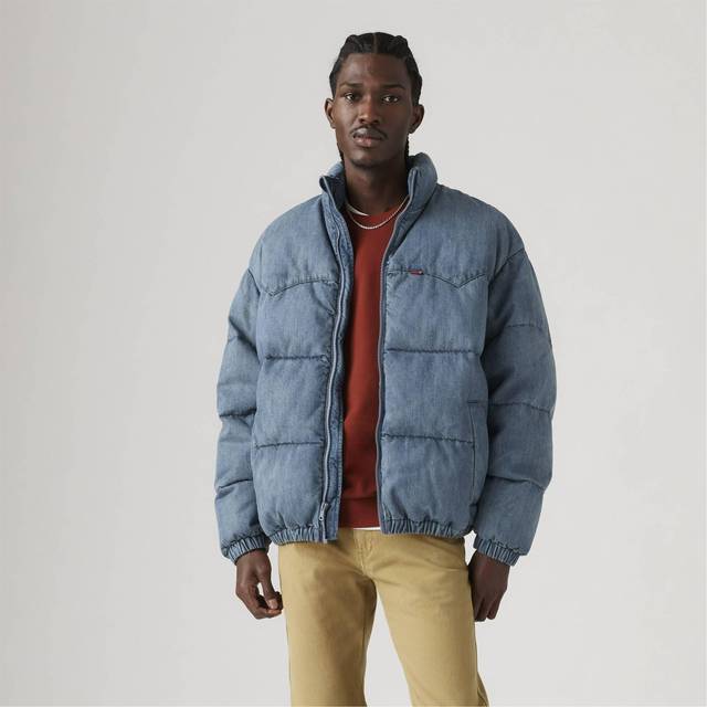 Levi's Super Padded Jacket - Blue, Blue, Size L, Men