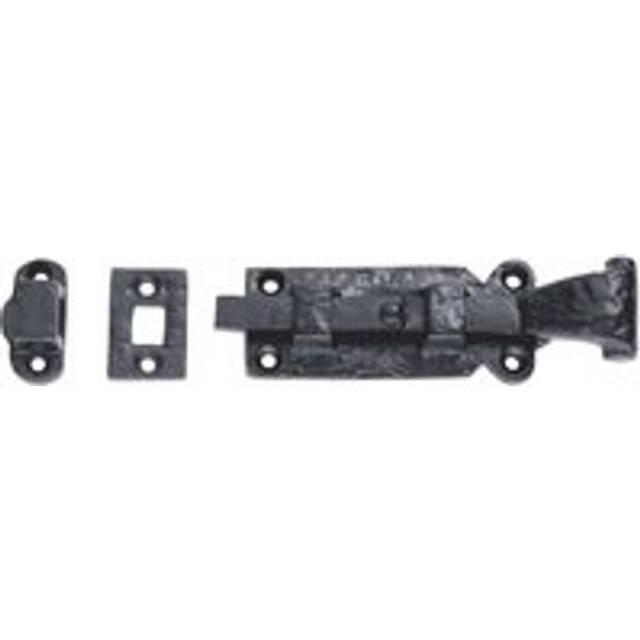 Surface Mounted Straight Barrel Door Bolt Lock 152 x 43.5mm Black Antique