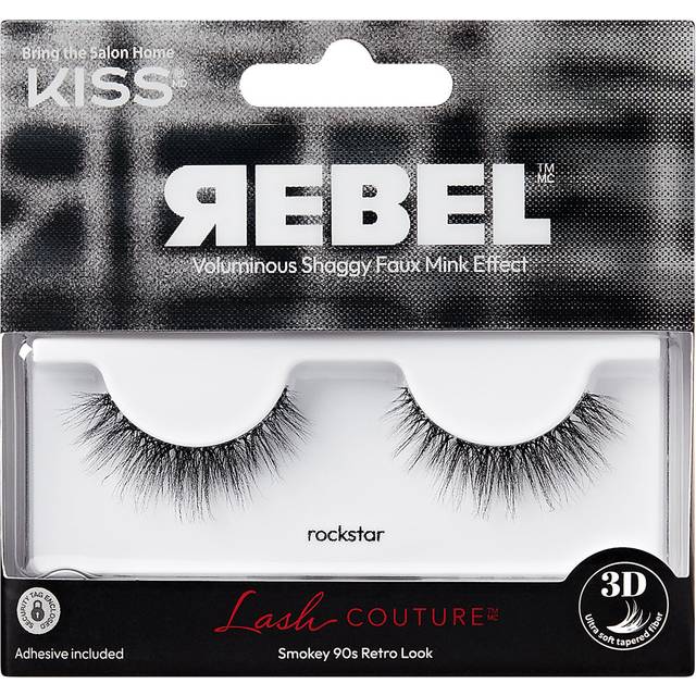 Kiss Rebel Falske Øjenvipper Rockstar - 2 Stk.
